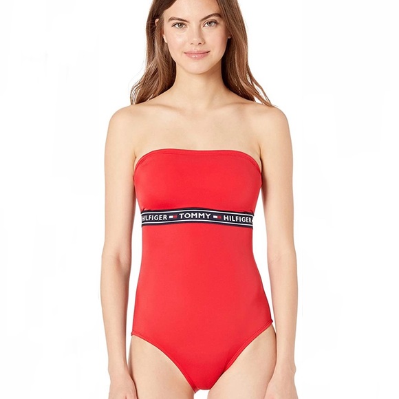 Tommy Hilfiger Other - TOMMY HILFIGER Bandeau Swimsuit ❤️❤️❤️